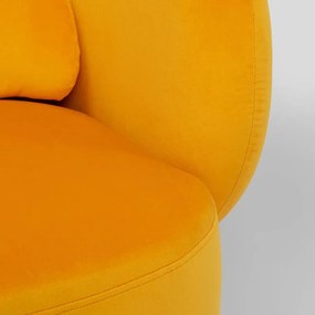 Kare Design Orion Yellow Draaibare Fauteuil Velvet