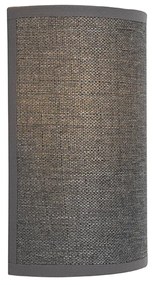 Moderne wandlamp grijs - Simple Drum Jute