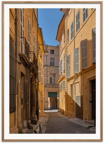Ingelijste digitale print Rue