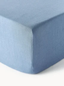 Boxspring hoeslaken Airy, gewassen linnen
