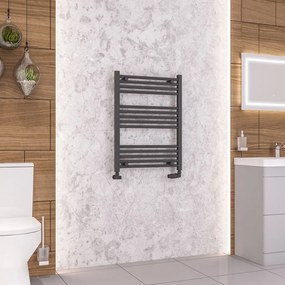 Eastbrook Wendover handdoekradiator 60x80cm 457W antraciet mat