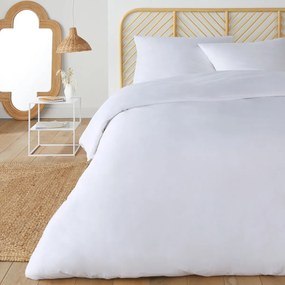 Bedset in recycled microvezel, rechthoekige kussensloop