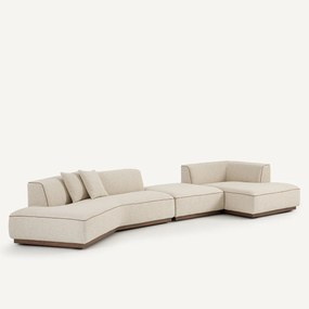 Open hoekbank XL bouclette, JACOPO