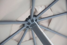 Camello Valerio Stokparasol M (excl. Voet) Aluminium Taupe