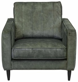 Fauteuil - Linje - velours Adore groen 156