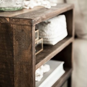 DTP Home Timber Open Nachtkastje Teakhout - 45x35x60cm.