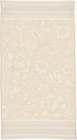 Katoenen terry handdoek Jasmin Jacquard