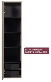 Vtwonen Daily Single Beige Kledingkast Samenstellen - 50x58x200cm.