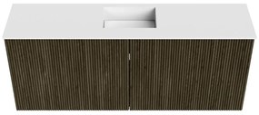 Mondiaz Joya 100cm toiletmeubel shadow met wastafel faye midden 1 kraangat talc