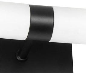 Moderne badkamer wandlamp zwart IP44 2-lichts - Bath