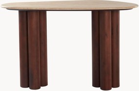 Bureau Obie van marmer en mangohout