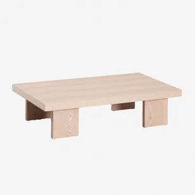 Rechthoekige Salontafel 100x60 Cm In Mdf Bernay Licht Ash Brown - Sklum