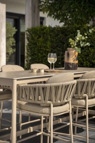 Taste by 4 Seasons Calma bar tuinset latte met Soho tafel BarsetTuinset   taupe weerbestendig