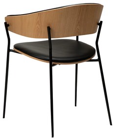 Dan-Form Crib Eetkamerstoel Gebogen Eiken Naturel