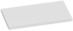 BRAUER MDF - Wastafelblad - 80x46x4cm - zonder kraangat - MDF - hoogglans wit i2907-36