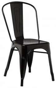 Stapelbare Lix Eetkamerstoelen Set Van 4 Zwart - Sklum