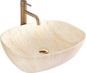 Opzetwastafel Rea Freja Travertine Matt