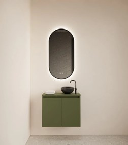 Gliss Design Echo toiletmeubel 60cm olijfgroen