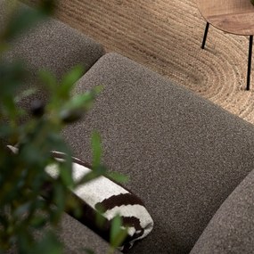 Bruine Hoekbank Chaise Longue Rechts
