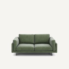 Bank in fluweel, 2-zit, César