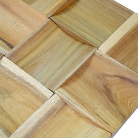 Houten Mozaïekpaneel | Timeless Teak | 30×30 cm | Hout | Tegel