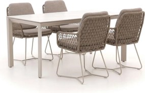 Diningset Intenso | 4 personen | Tuinset sintered stone | 5-delig | Kees Smit Tuinmeubelen