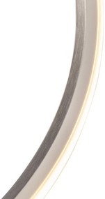 Design plafondlamp staal dimbaar incl. LED - Viola Due