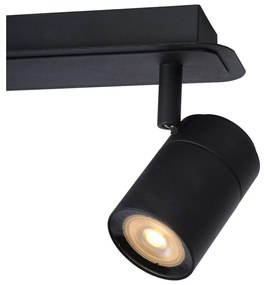 Lucide Lennert plafondlamp 2 spots 5W zwart