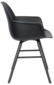 Zuiver Albert Kuip All Black Design Eetkamerstoel Zwart