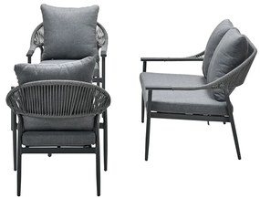 Garden Impressions Charly loungeset 5-delig - grijs