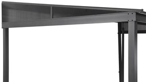 Aluminium terrasoverkapping 3x6 m Tarragona Garden Point antraciet