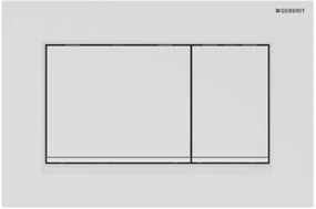 Geberit Sigma 20 (ex Sigma 30) bedieningspaneel mat wit voor Sigma reservoirs 8cm (UP720) en 12cm (UP320)