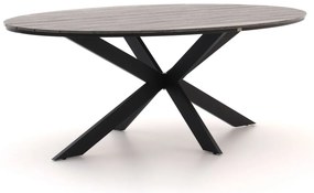 + 15% kassakorting | Tuin eettafel Bellagio  | Ovaal  | Tuintafel Polywood | 220x115cm | 6 personen | Kees Smit Tuinmeubelen