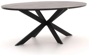 Tuin eettafel Bellagio  | Ovaal  | Tuintafel Polywood | 220x115cm | 6 personen | Kees Smit Tuinmeubelen