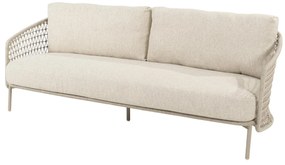 4 Seasons Outdoor Puccini 3-zits loungebank SALE Loungebank beige weerbestendig
