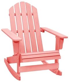 vidaXL Schommelstoel Adirondack massief vurenhout roze