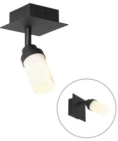 Moderne badkamer spot zwart IP44 - Japie