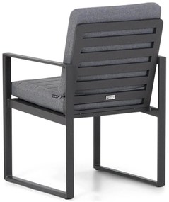 Tuinset 4 personen 160 cm Aluminium Grijs Santika Furniture Santika