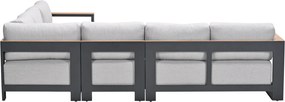 Garden Impressions Malakka loungebank 4-delig - light teak look