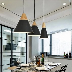 Scandi A Zwarte hanglamp