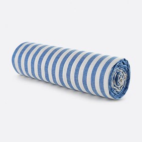 Hoeslaken voor kinderen, katoen, omslag 30 cm, SOIZIC BLEU