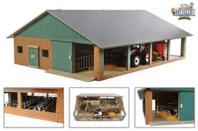 Kids Globe Koeienschuur met melkstal 1:32 610495