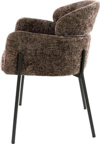 Comfortabele Eetkamerstoel Bruin