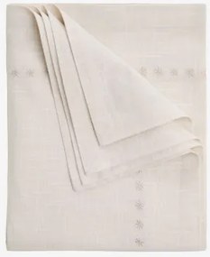 150x150 Cm Tafelkleed Van Naviresa-katoen Tapioca Beige - Sklum