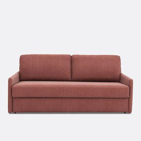 Slaapbank in ribfluweel, Comfort Bultex®, Marta