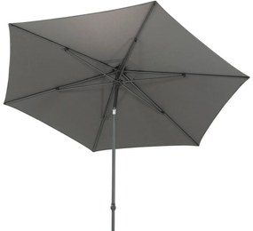 4 Seasons Outdoor | Azzurro Parasol Ø 300 cm Charcoal  Parasol     weerbestendig