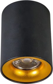 Smart spot zwart met goud incl. GU10 WiFi lichtbron - Ronda