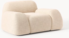 Loungefauteuil Wolke van bouclé