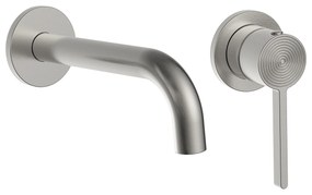 Inbouw wastafelkraan Rea Foster Brush Nickel