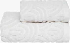 Jacquard handdoekenset Petra van katoen, 2-delig